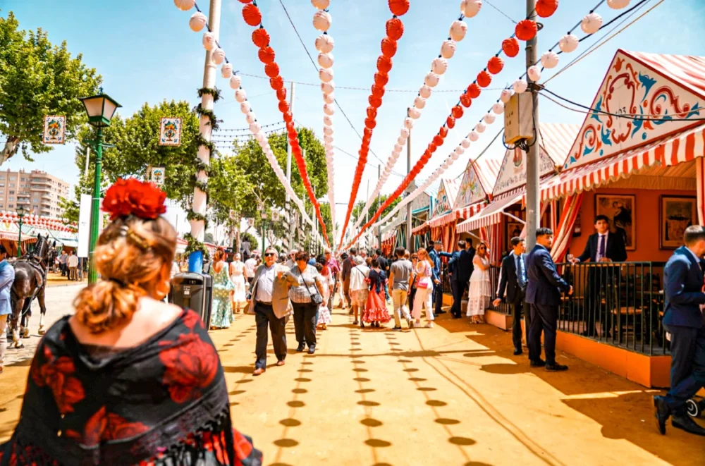 Feria de Abril, April Fair Seville, Апрельская ярмарка в Севилье, фестивали Испании, фестивалі Іспанії, festivales en españa, festivals in Spain, Real de la Feria, касетас, casetas, севильяна, севільяна, sevillana