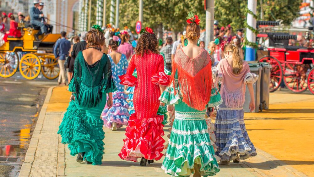 Feria de Abril, April Fair Seville, Апрельская ярмарка в Севилье, фестивали Испании, фестивалі Іспанії, festivales en españa, festivals in Spain, Real de la Feria, касетас, casetas, севильяна, севільяна, sevillana